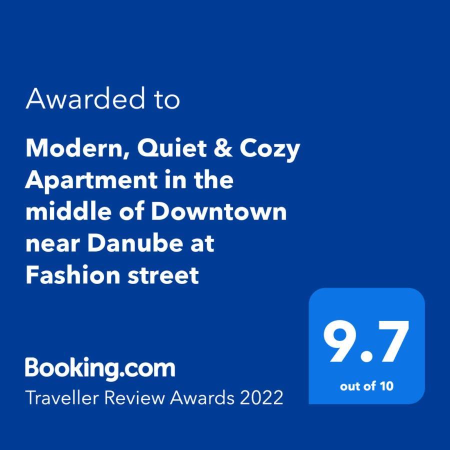 Modern, Quiet & Cozy Apartment In The Middle Of Downtown Near Danube At Fashion Street Budapest Kültér fotó